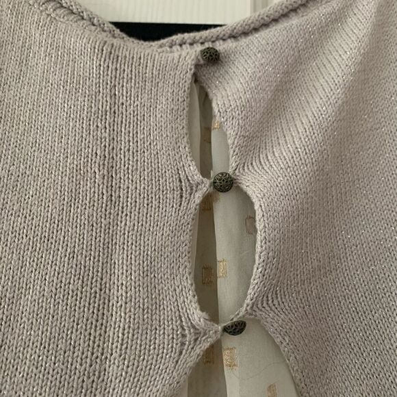 Lucky Brand |  Knit Open Back Sweater - Picture 6 of 11